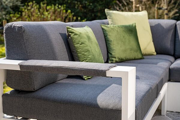 Cube lounge set 3-dlg mat wit - Afbeelding 3