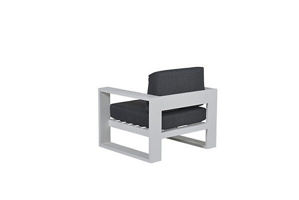 Cube lounge fauteuil mat wit - Afbeelding 5