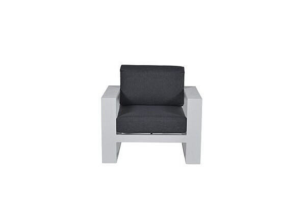 Cube lounge fauteuil mat wit - Afbeelding 6