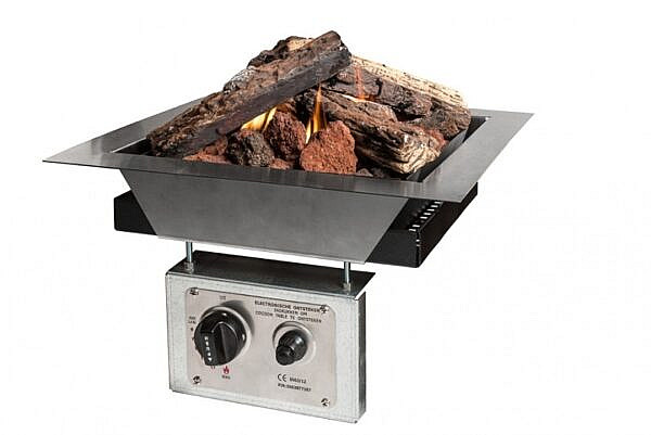 happy cocoon inbouwbrander vierkant inclusief glasset