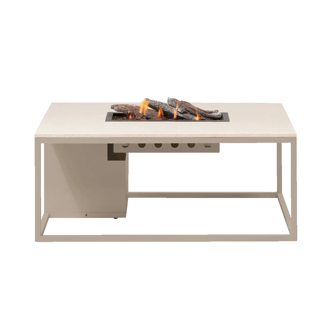 Cosiloft 120 vuurtafel sandy beige / stone look