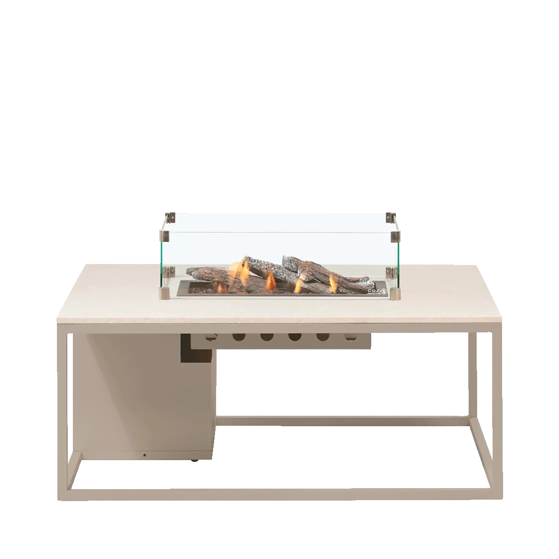 Cosiloft 120 vuurtafel sandy beige / stone look - Afbeelding 6