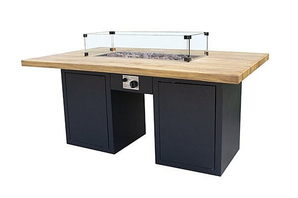 Cozy Living Vuurtafel Sagres 150x90 carbon black - Afbeelding 5