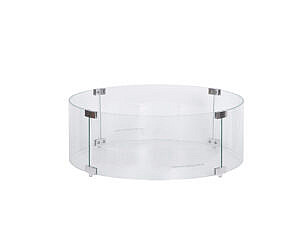Glazen Ombouw Rond Cocoon Table Agni