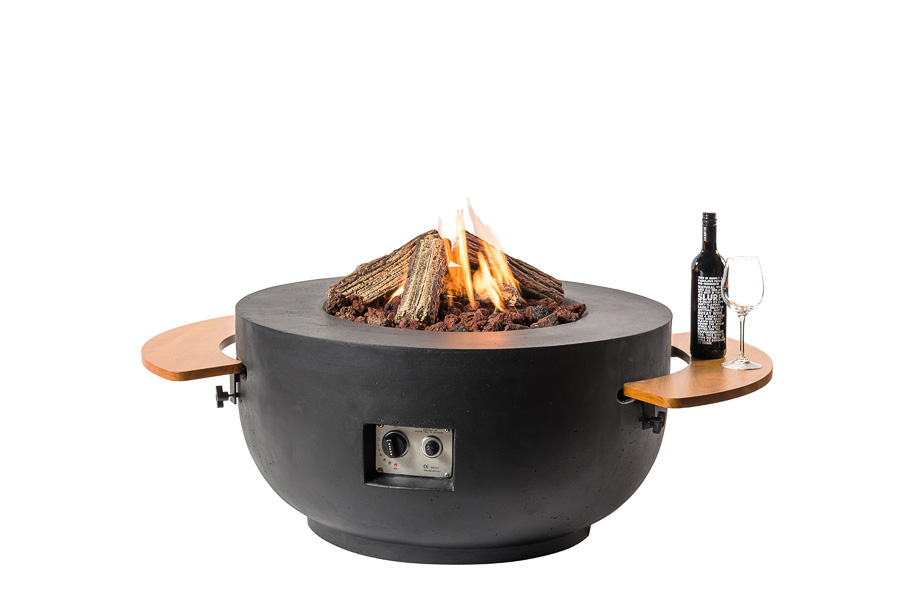 Cocoon Vuurtafel Bowl Zwart - Afbeelding 2