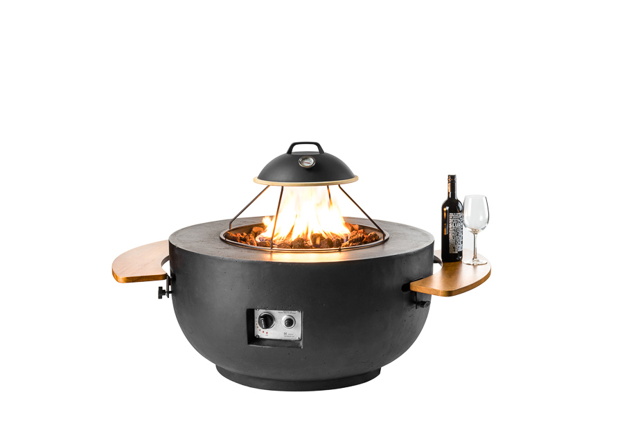 Cocoon Vuurtafel Bowl Zwart - Afbeelding 6