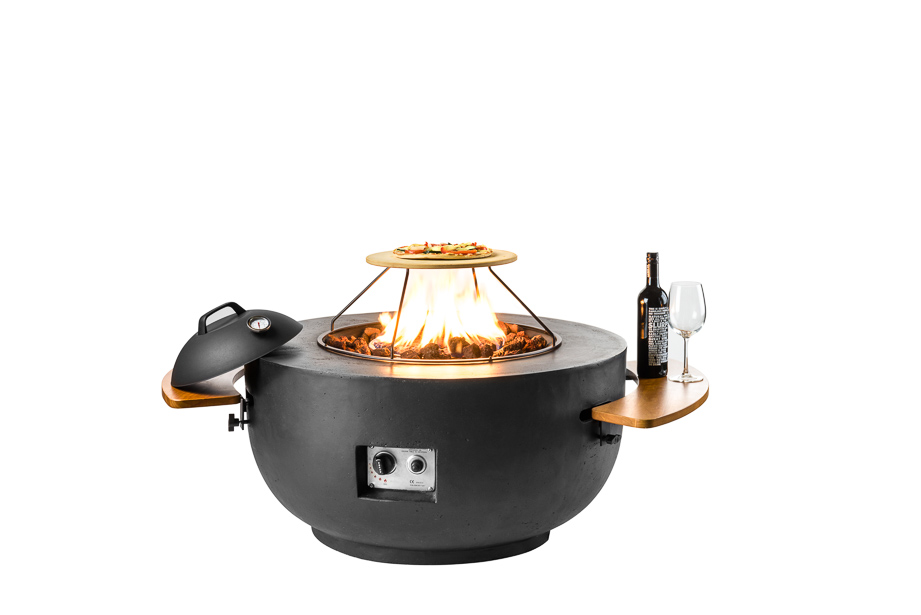 Cocoon Vuurtafel Bowl Zwart - Afbeelding 5