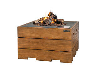 Happy Cocoon Table Vierkant Teakhout - antraciet