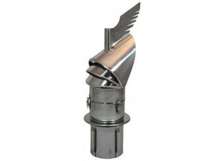 Schoorsteenkap RVS 150mm Dragon