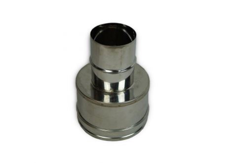 Verloopstuk rookkanaal enkelwandig Ø125mm - Ø150mm - Afbeelding 2