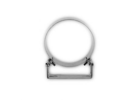 Verstelbare muurbeugel RVS Ø200mm (50-90mm) - Afbeelding 2